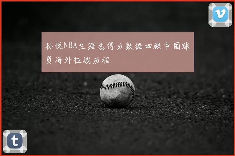 孙悦NBA生涯总得分数据回顾中国球员海外征战历程